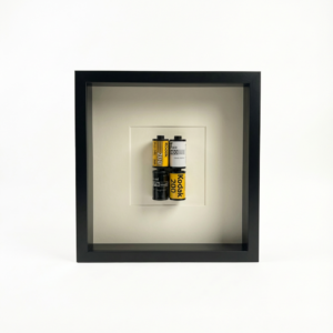 Cadre Pellicules Argentiques Vintage – Kodak & Ilford (25X25cm)