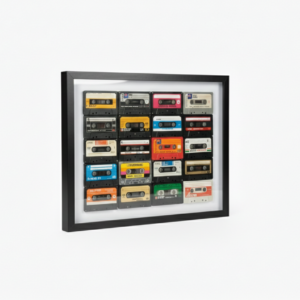 Tableau Cassettes Vintages –  K7 authentiques